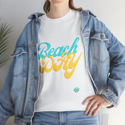 DCAL Beach collection "Beach Day" Unisex Heavy Cotton Tee