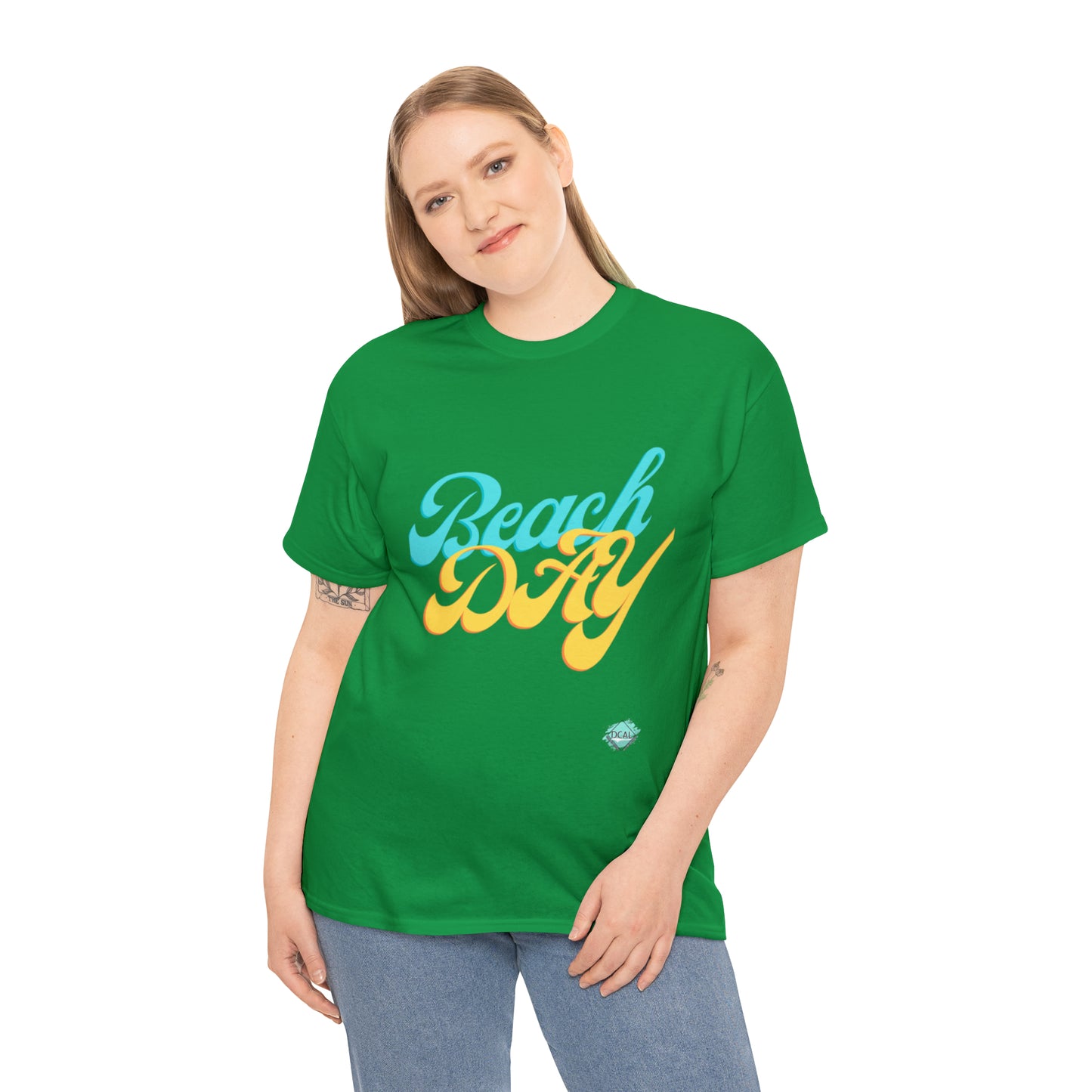 DCAL Beach collection "Beach Day" Unisex Heavy Cotton Tee