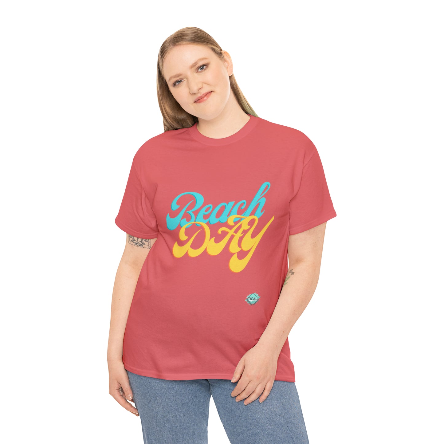 DCAL Beach collection "Beach Day" Unisex Heavy Cotton Tee