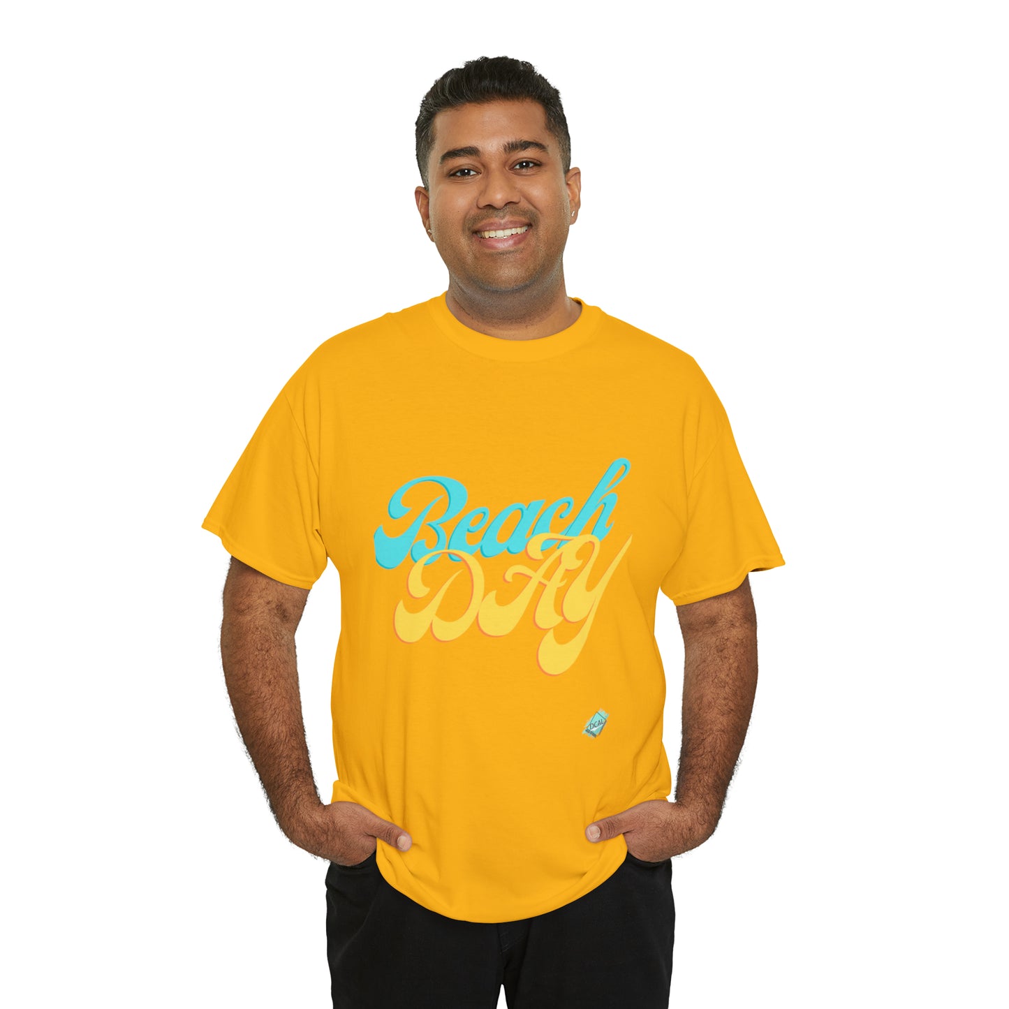 DCAL Beach collection "Beach Day" Unisex Heavy Cotton Tee