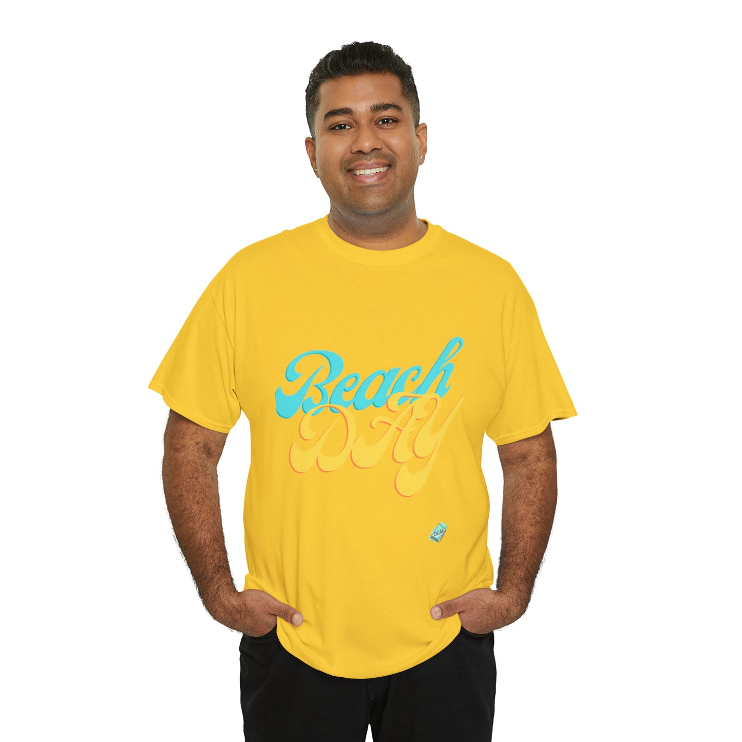 DCAL Beach collection "Beach Day" Unisex Heavy Cotton Tee