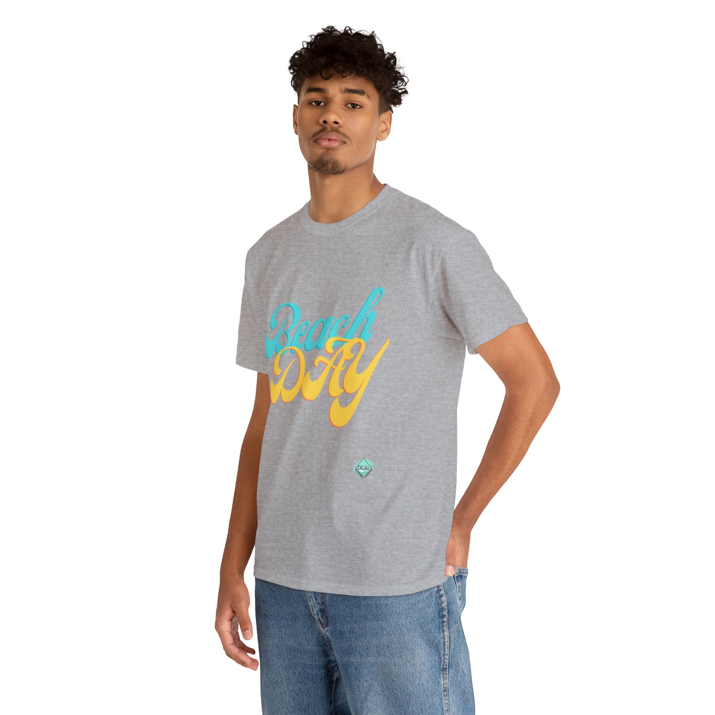 DCAL Beach collection "Beach Day" Unisex Heavy Cotton Tee
