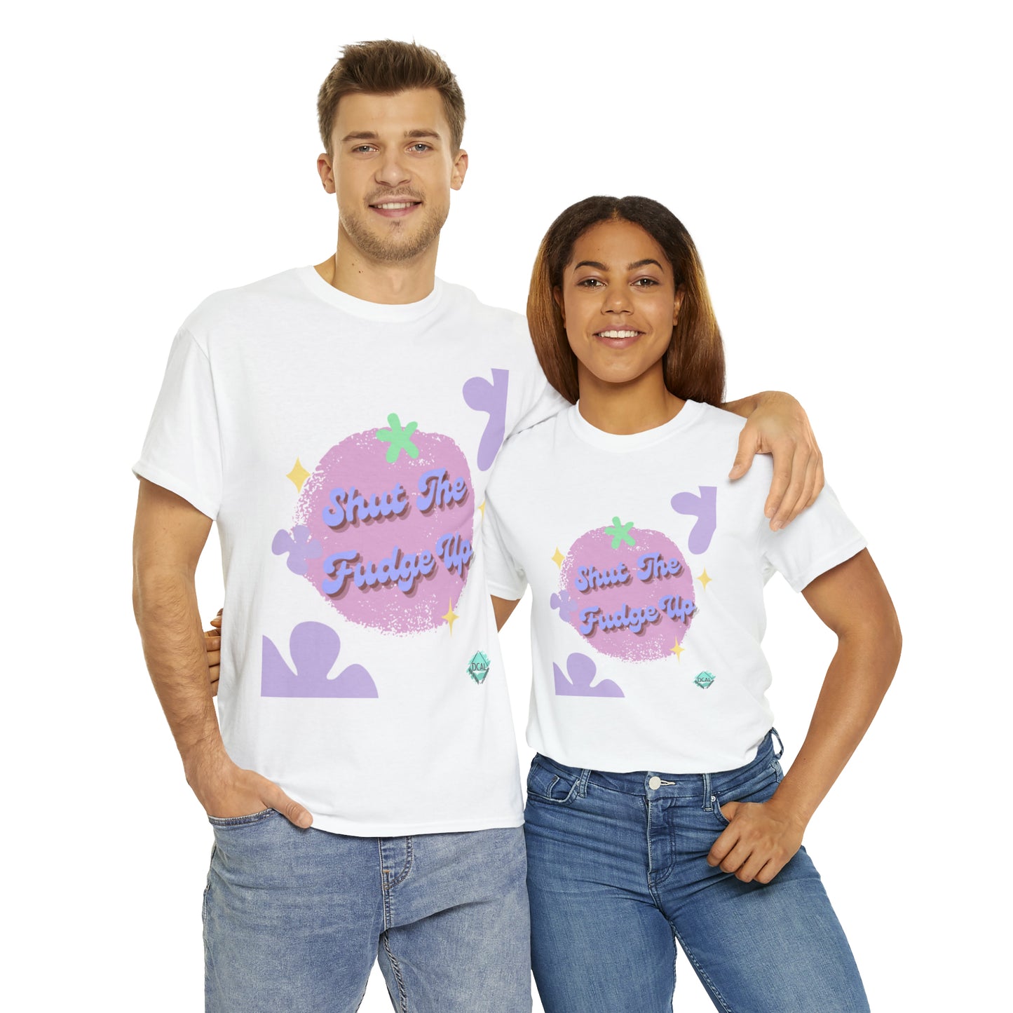 DCAL Graphic Tees "Shut The Fudge Up" Unisex Heavy Cotton Tee