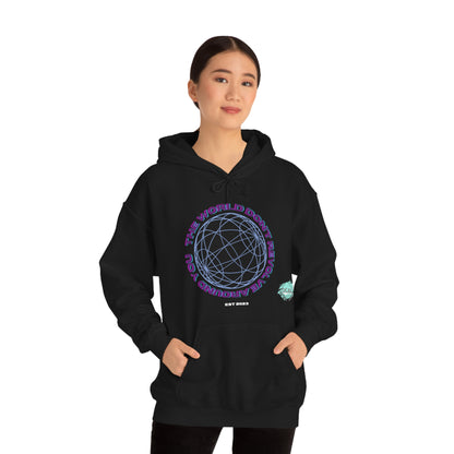 DCAL Graphic Tees "The World Don't Revolve Around you" Unisex Heavy Blend™ Hooded Sweatshirt