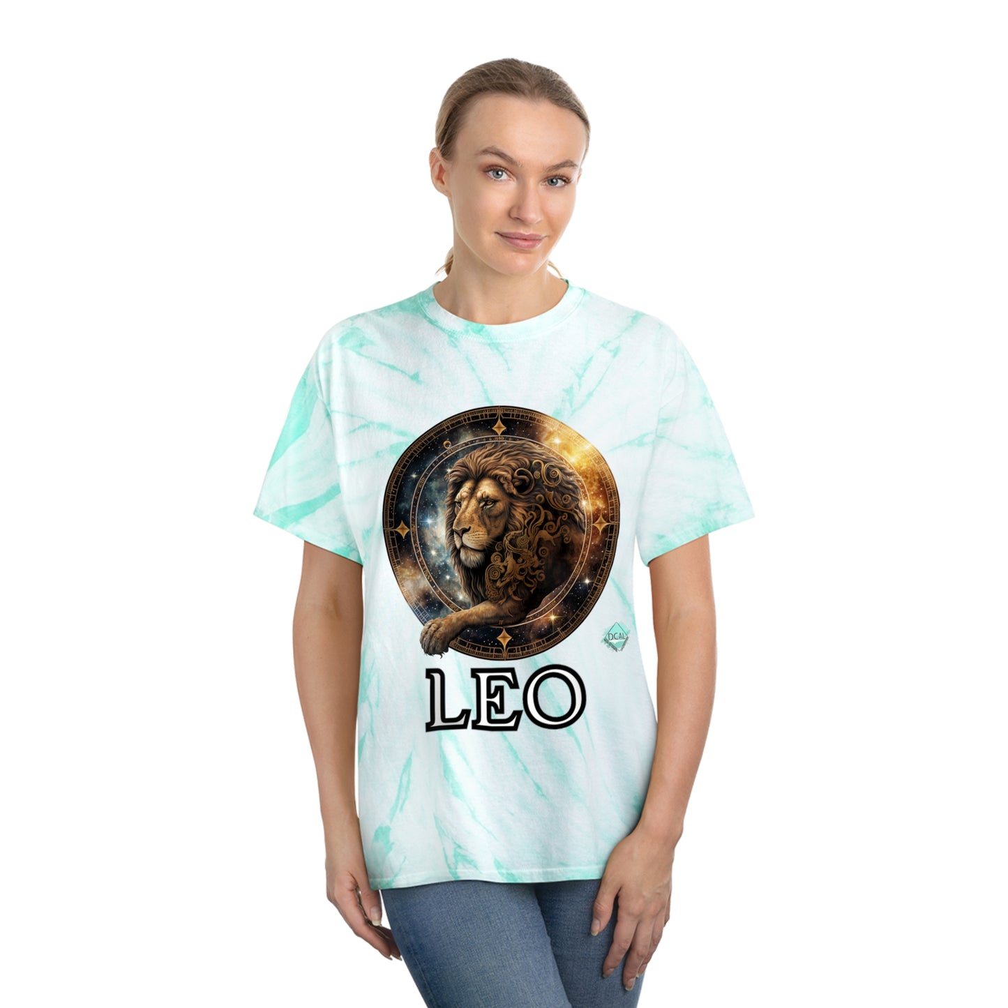 DCAL Zodiac Collection "LEO" Tie-Dye Tee, Cyclone