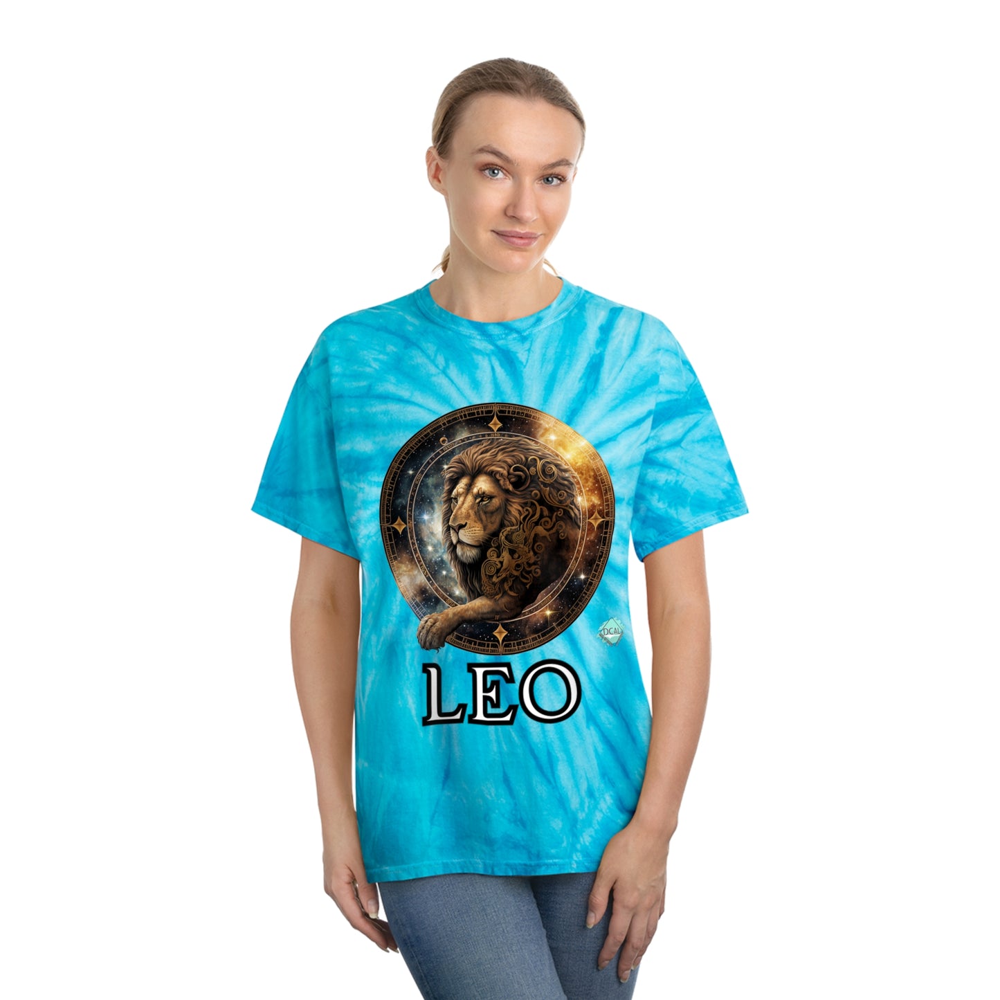 DCAL Zodiac Collection "LEO" Tie-Dye Tee, Cyclone