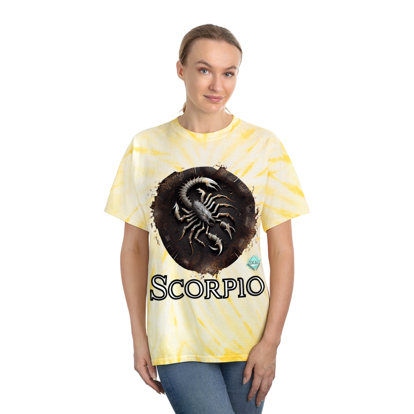 DCAL Zodiac Collection "Scropio" Tie-Dye Tee, Cyclone