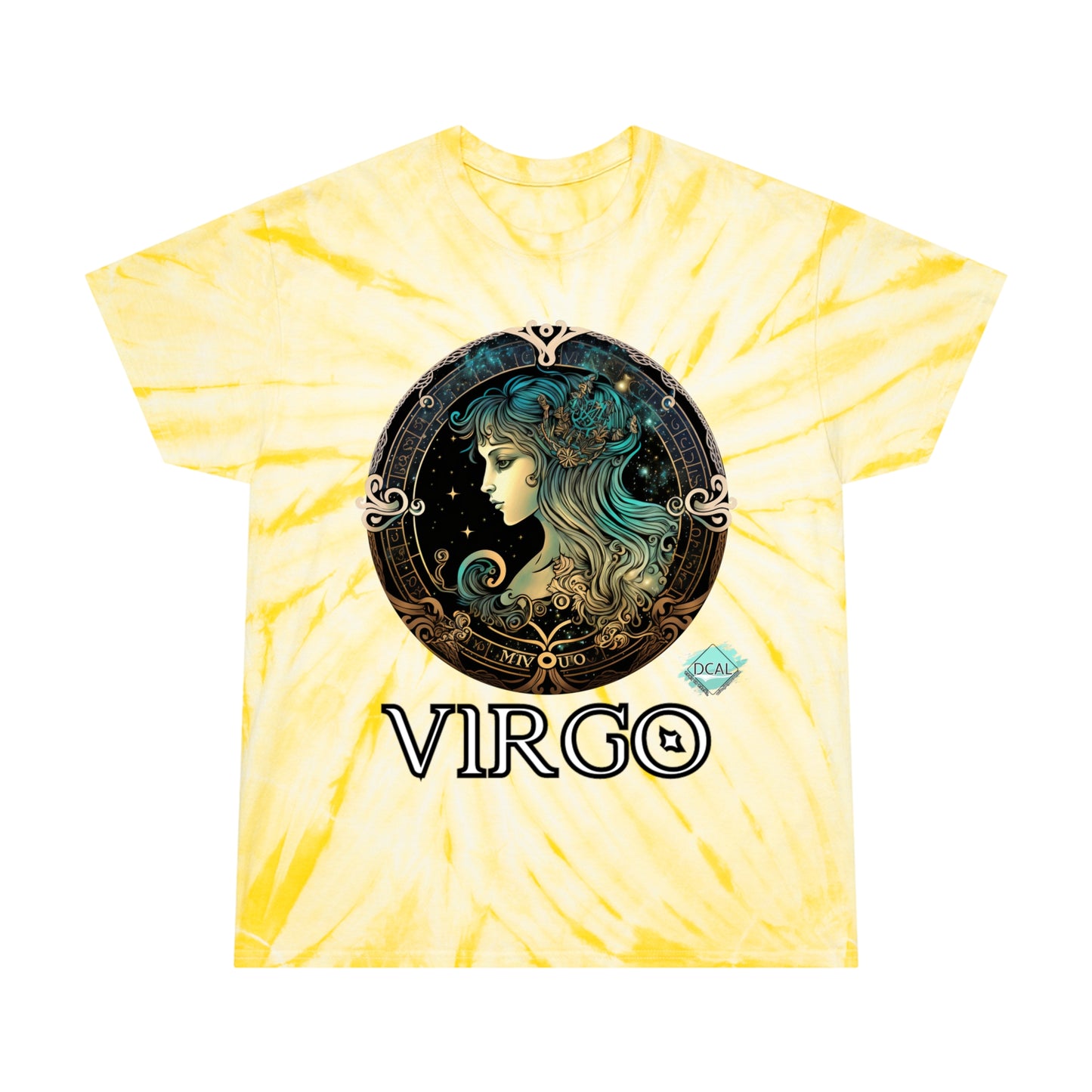 DCAL Zodiac Collection "VIRGO" Tie-Dye Tee, Cyclone