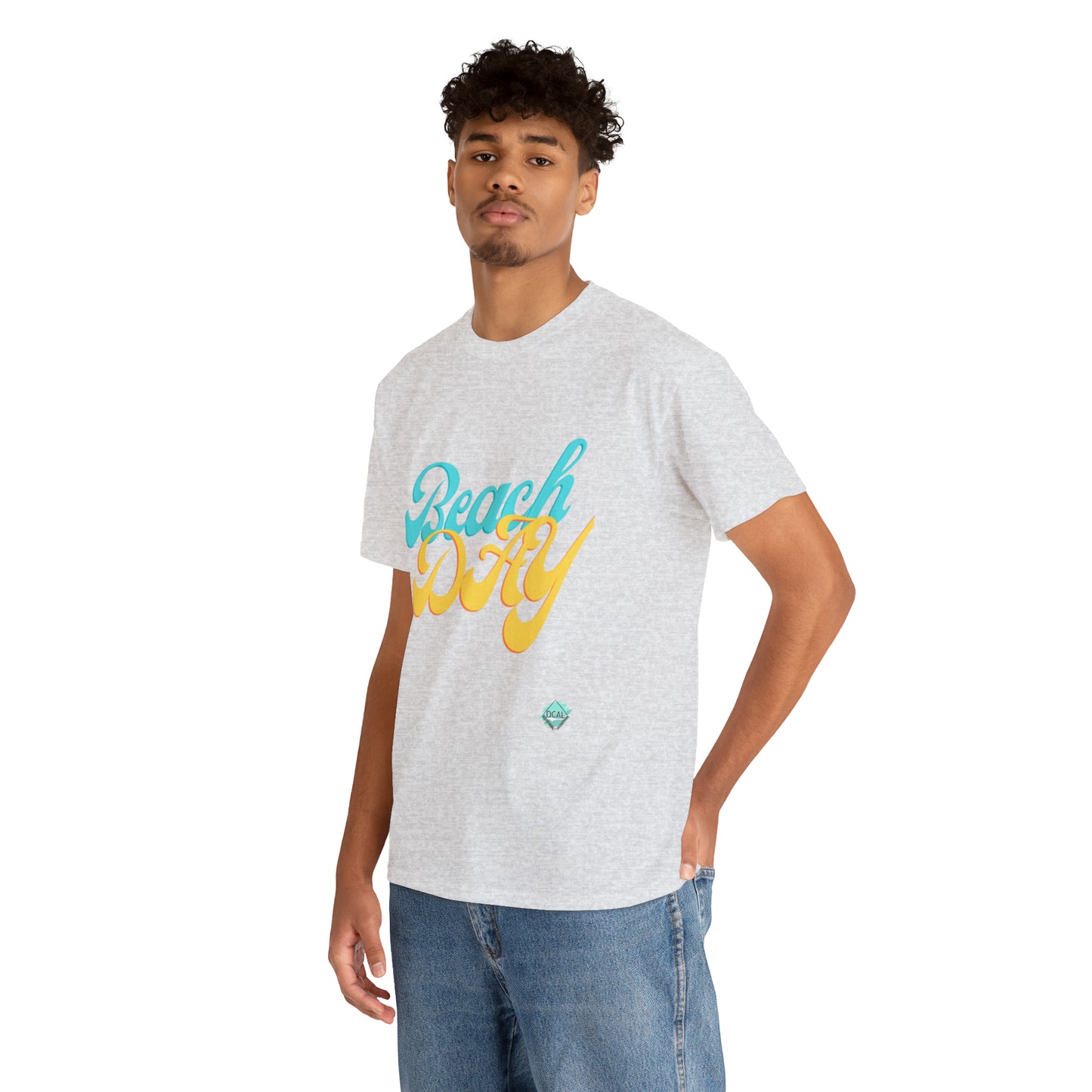 DCAL Beach collection "Beach Day" Unisex Heavy Cotton Tee