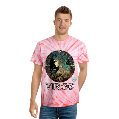 DCAL Zodiac Collection "VIRGO" Tie-Dye Tee, Cyclone