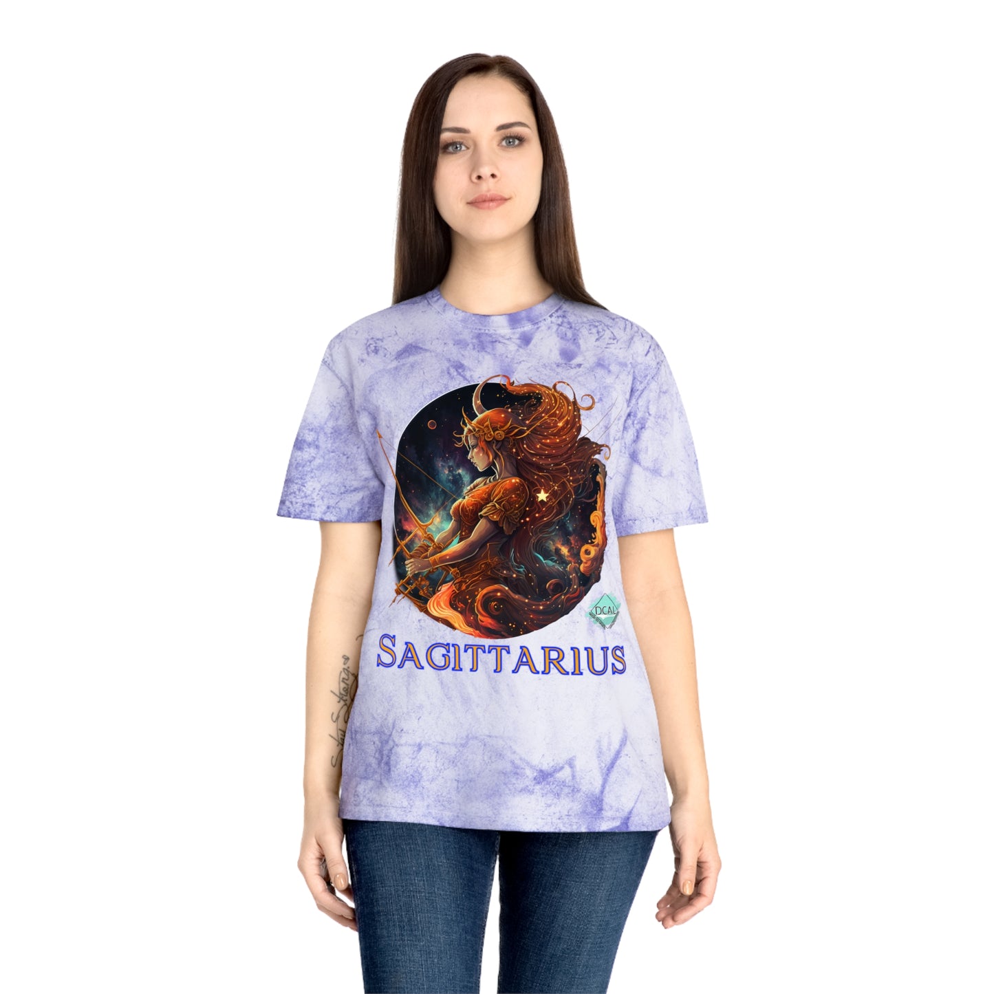 DCAL Zodiac Collection "Sagittarius" Color Blast T-Shirt
