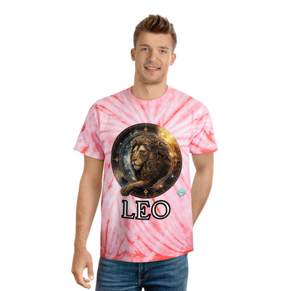 DCAL Zodiac Collection "LEO" Tie-Dye Tee, Cyclone