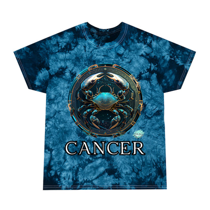 DCAL Zodiac Collection "Cancer" Tie-Dye Tee, Crystal