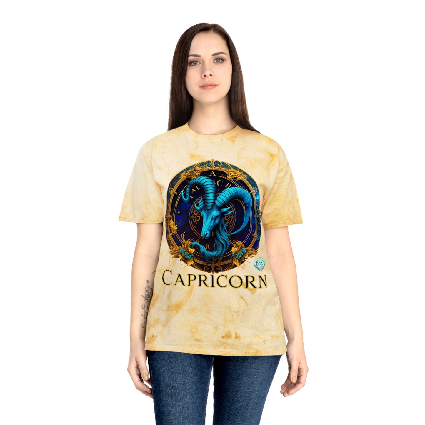 DCAL Zodiac Collection "Capricorn" Unisex Color Blast T-Shirt