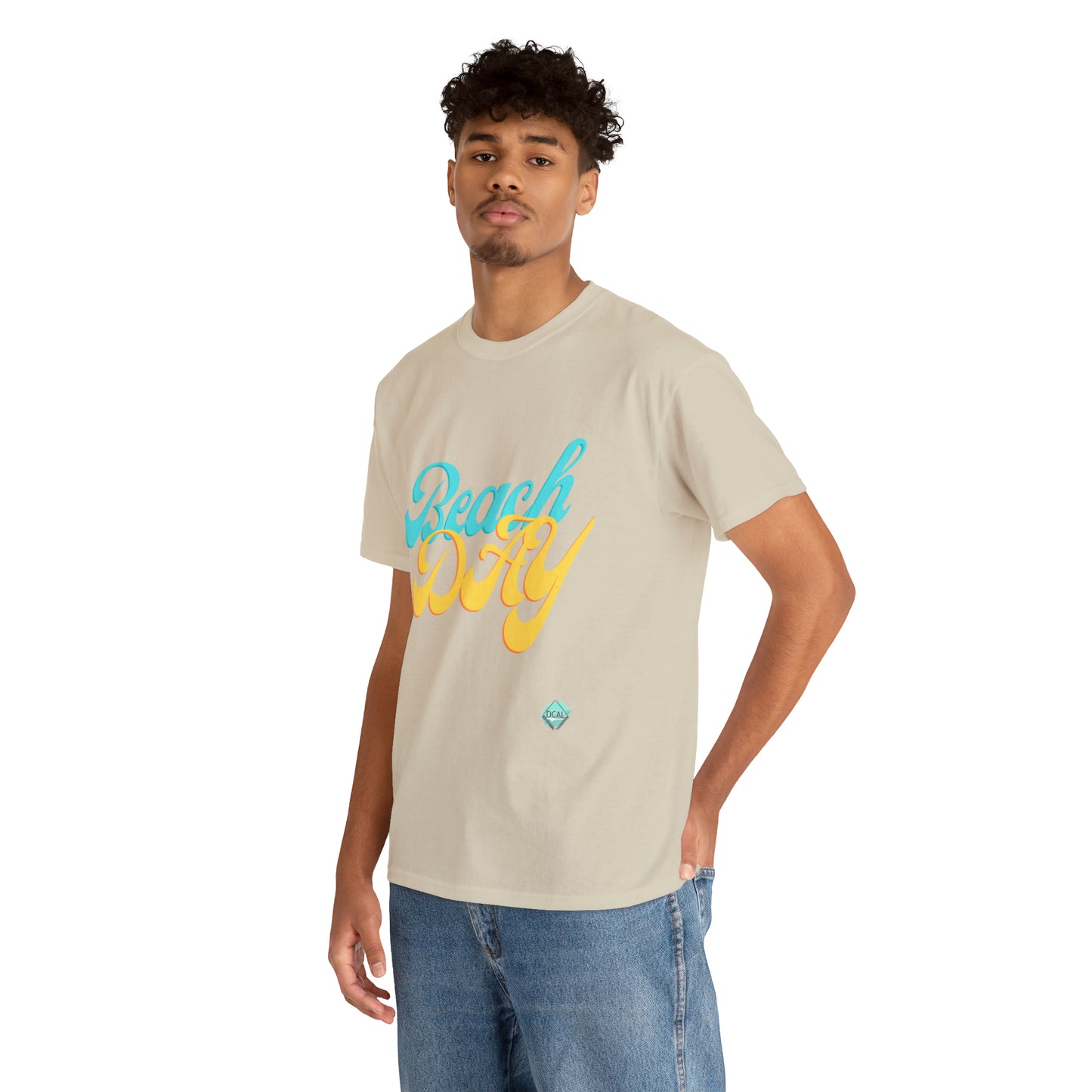 DCAL Beach collection "Beach Day" Unisex Heavy Cotton Tee