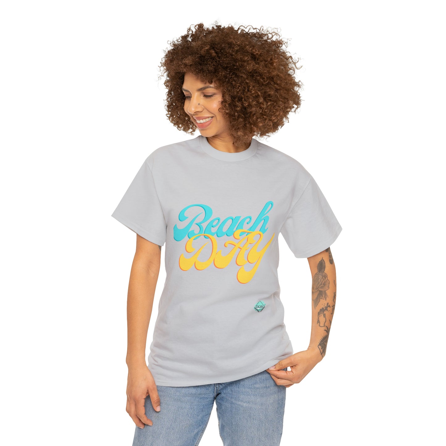 DCAL Beach collection "Beach Day" Unisex Heavy Cotton Tee