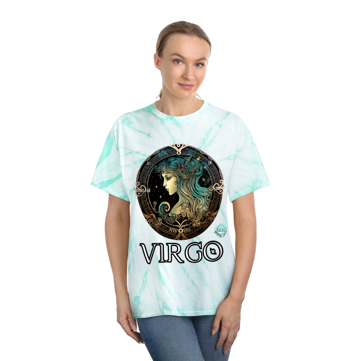 DCAL Zodiac Collection "VIRGO" Tie-Dye Tee, Cyclone