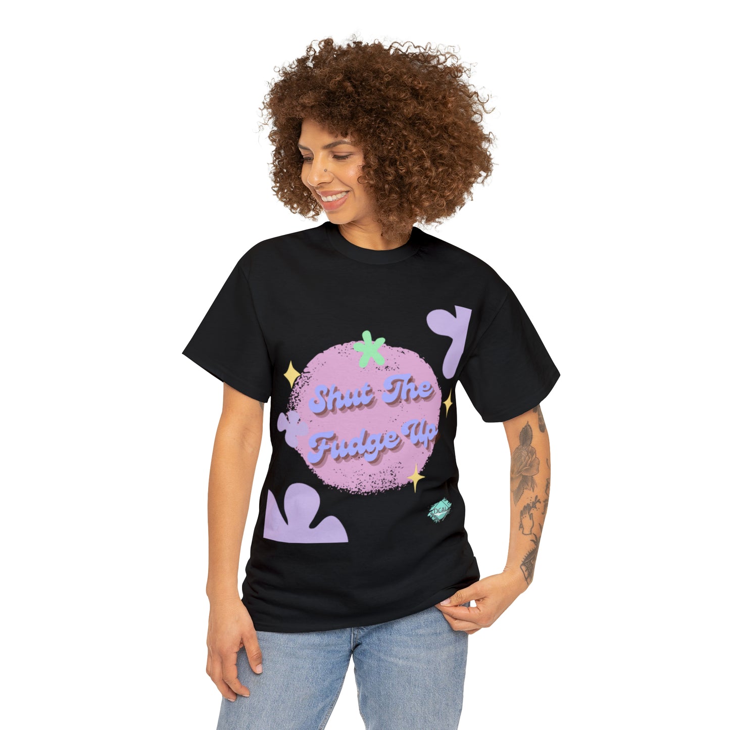DCAL Graphic Tees "Shut The Fudge Up" Unisex Heavy Cotton Tee