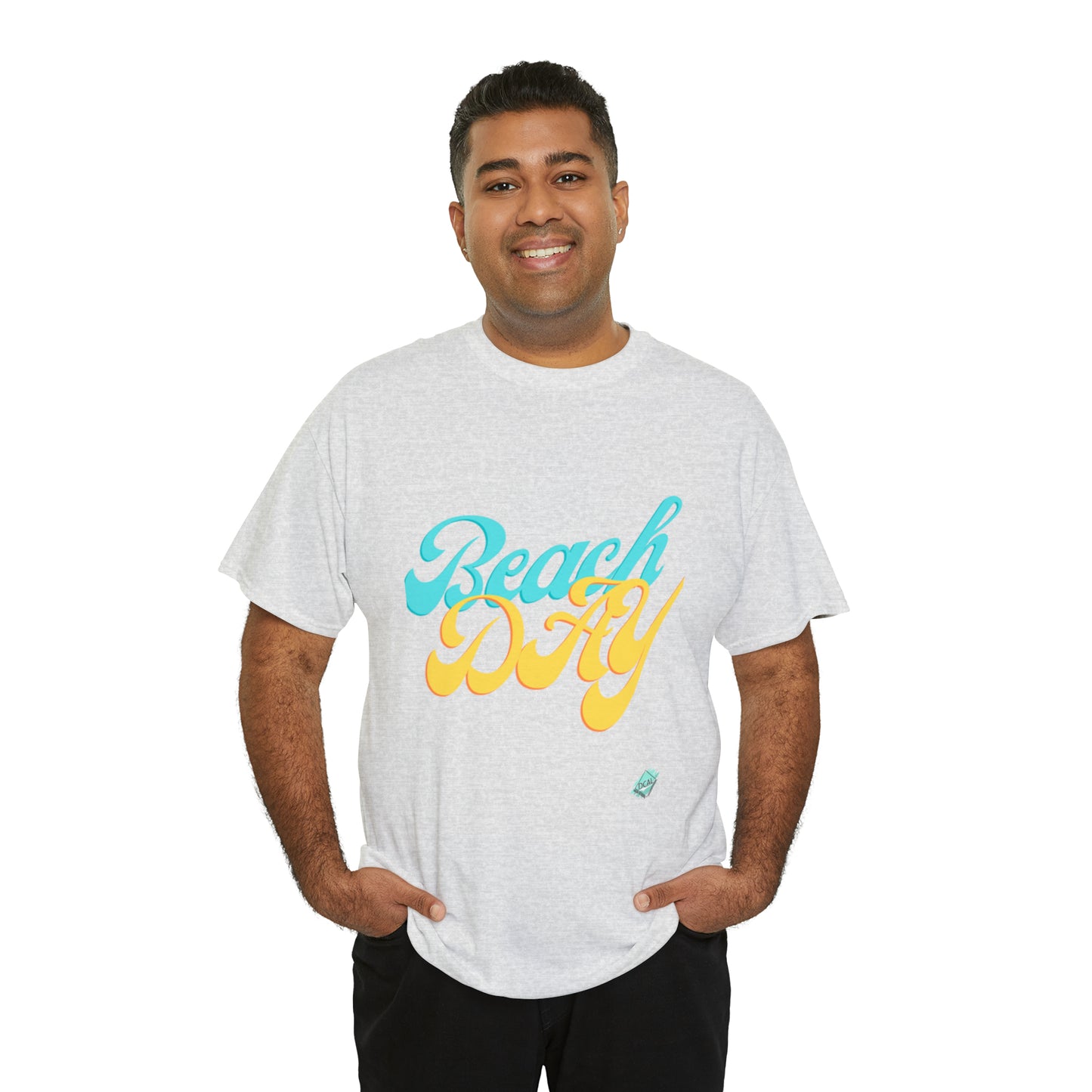 DCAL Beach collection "Beach Day" Unisex Heavy Cotton Tee