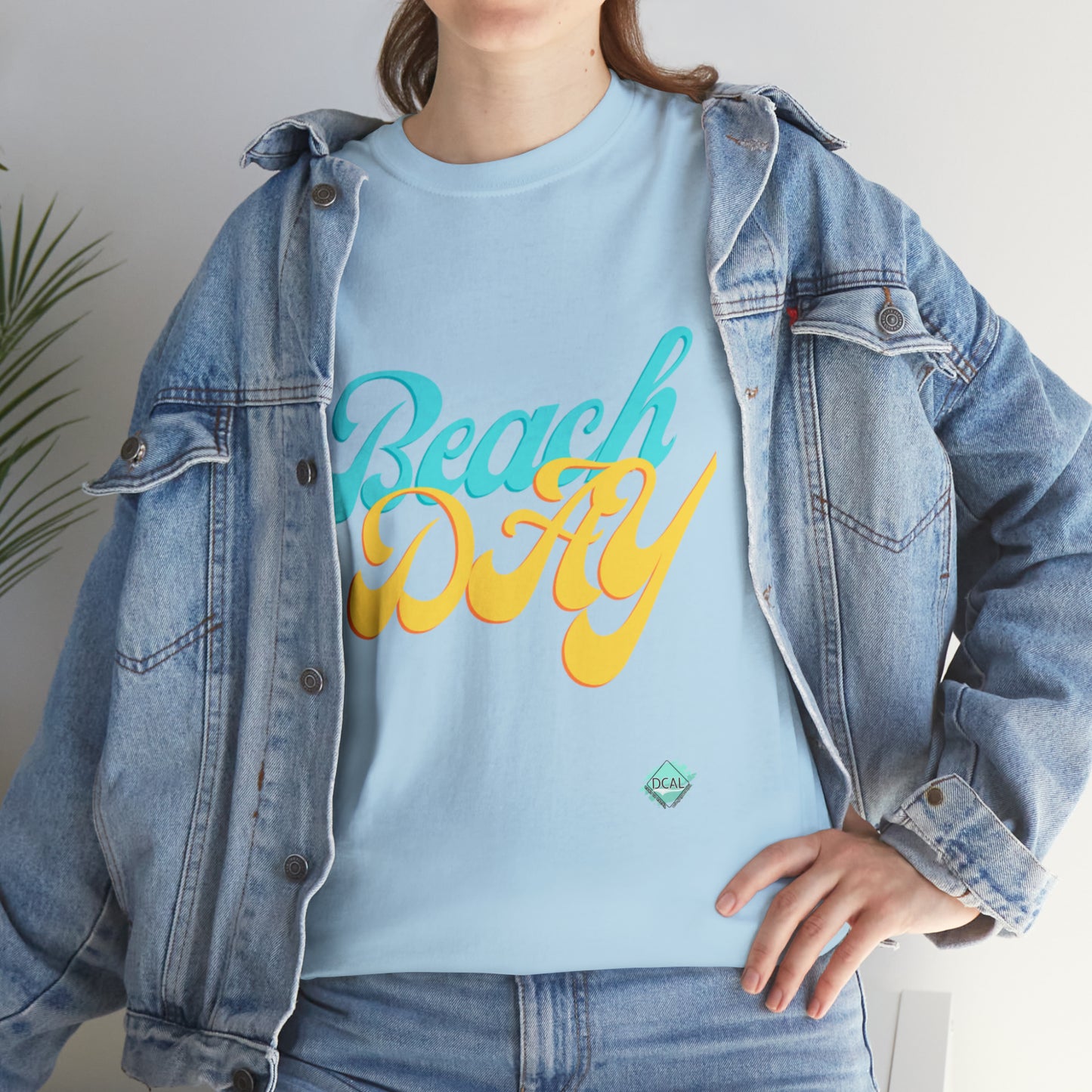 DCAL Beach collection "Beach Day" Unisex Heavy Cotton Tee