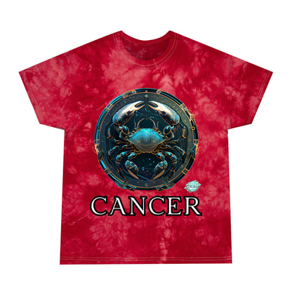 DCAL Zodiac Collection "Cancer" Tie-Dye Tee, Crystal