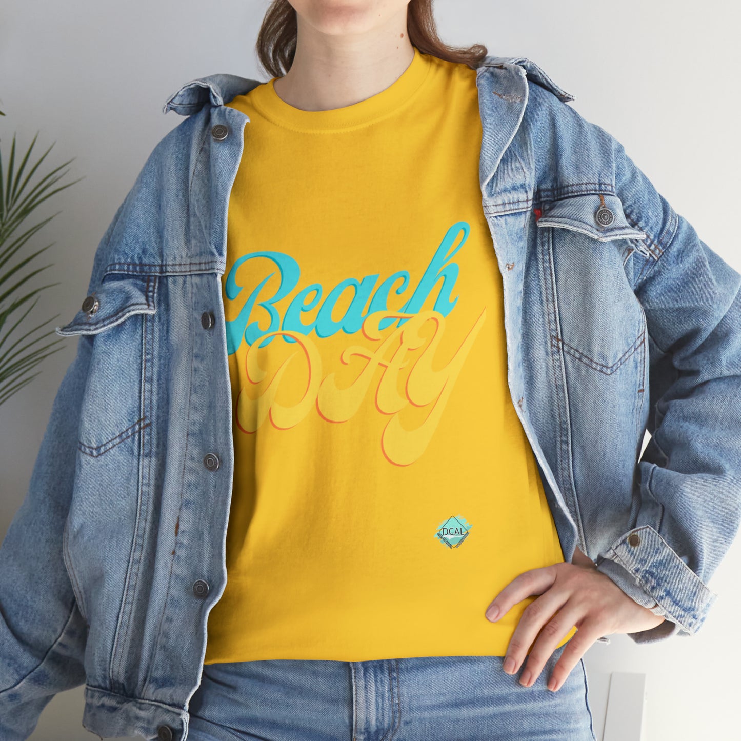 DCAL Beach collection "Beach Day" Unisex Heavy Cotton Tee